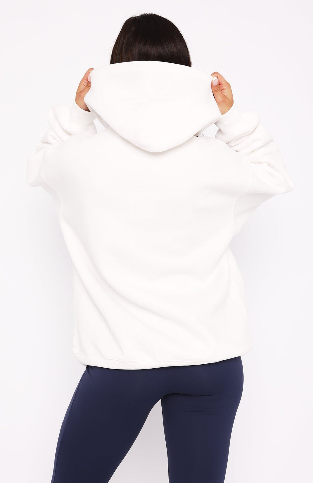White Fox Season 7 Zip Front Hoodie Snow