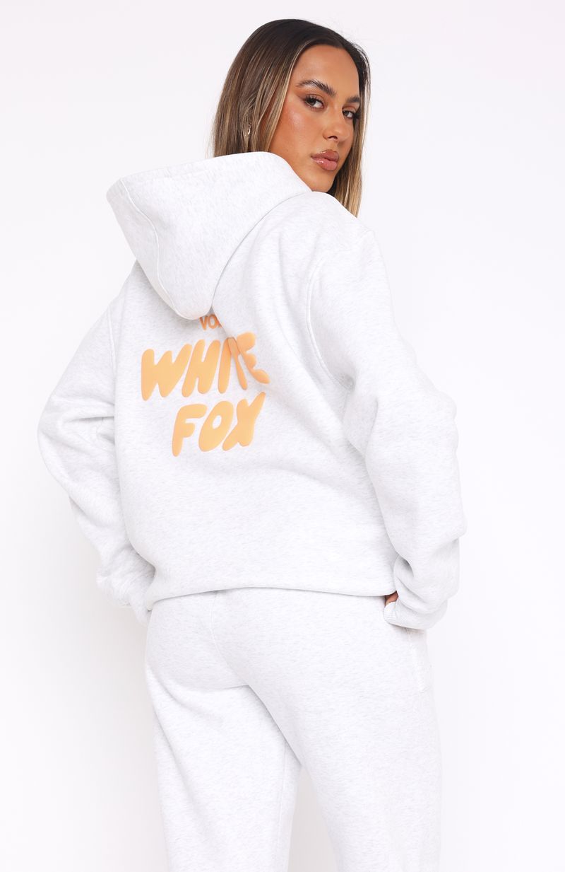 White Fox Offstage Hoodie Peach Fizz
