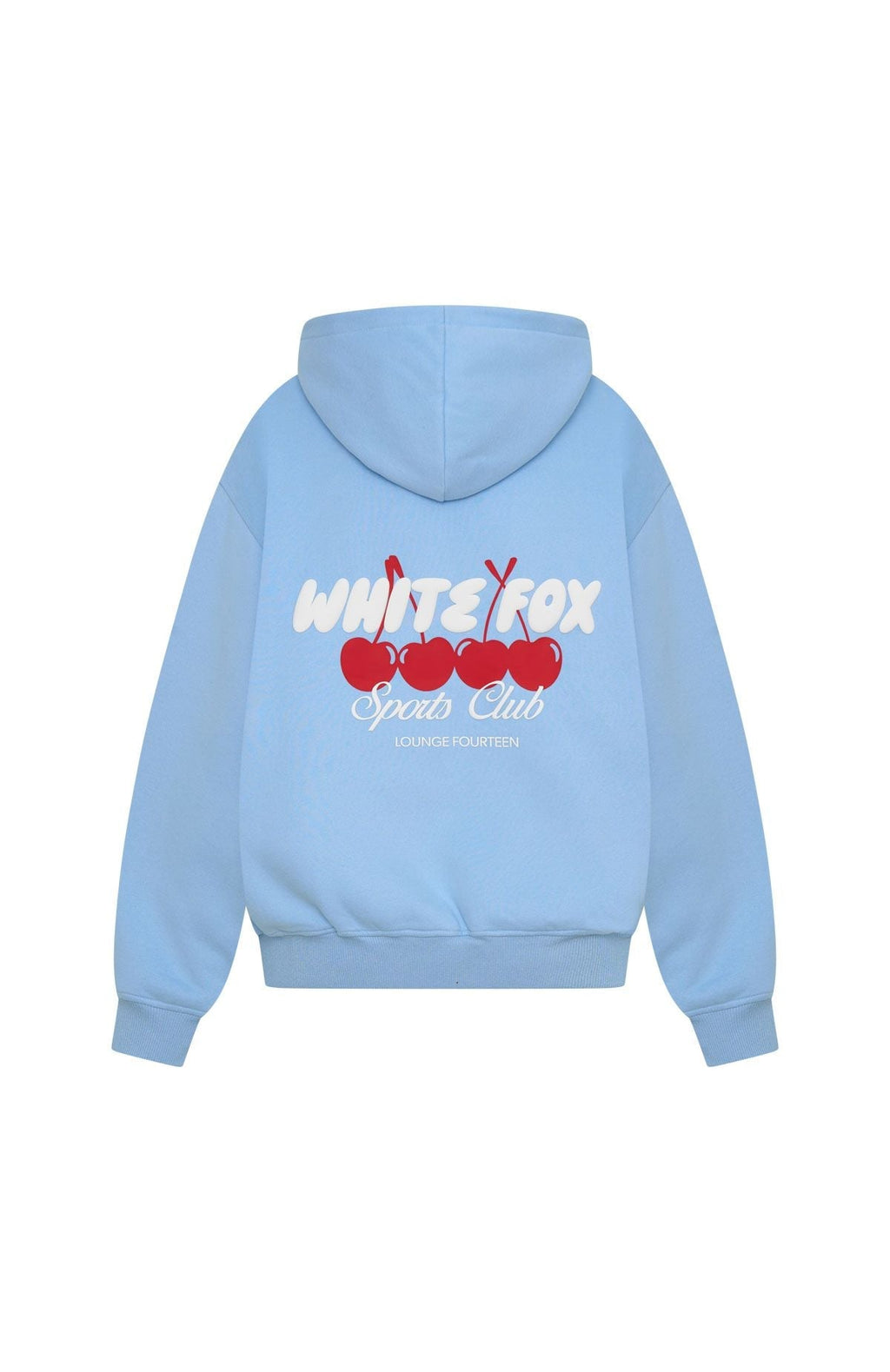 White Fox Club 14 Cassie Boxy Hoodie Blue