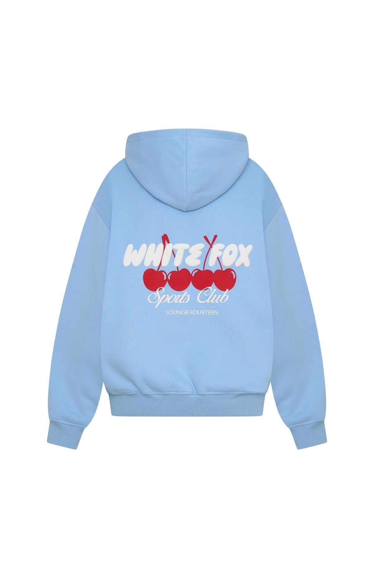 White Fox Club 14 Cassie Boxy Hoodie Blue