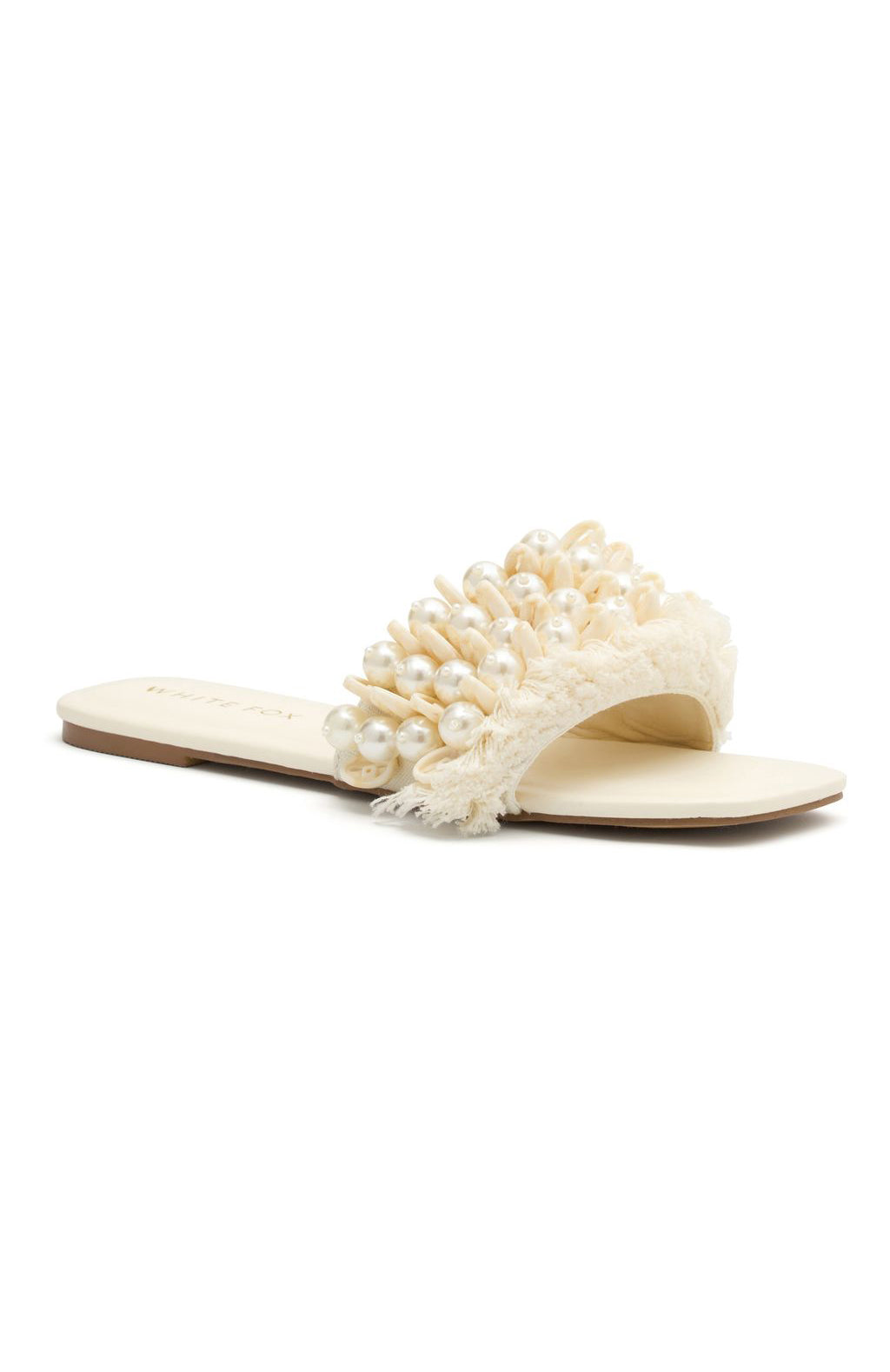 White Fox Valentina Sandals Cream