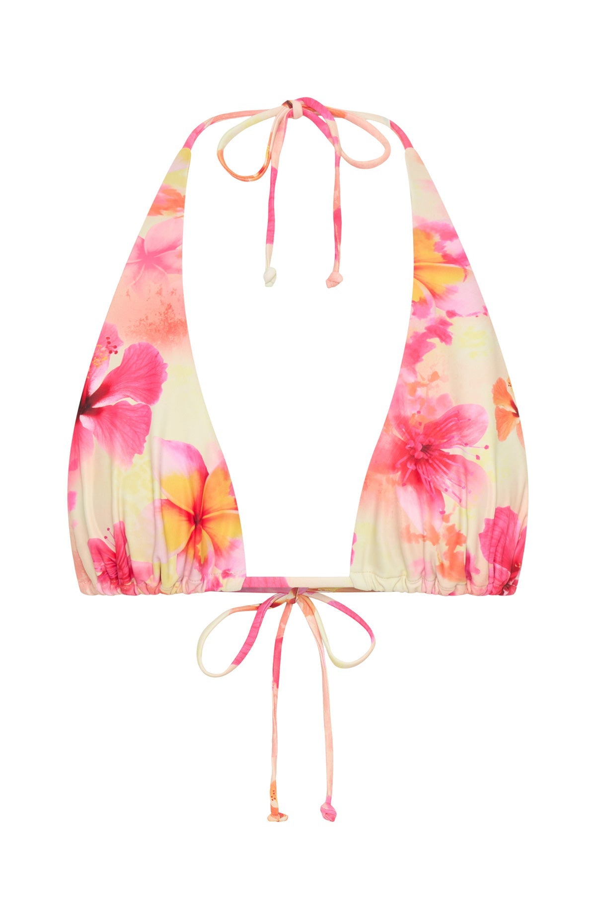 White Fox Danica Bikini Top Hibiscus Heatwave