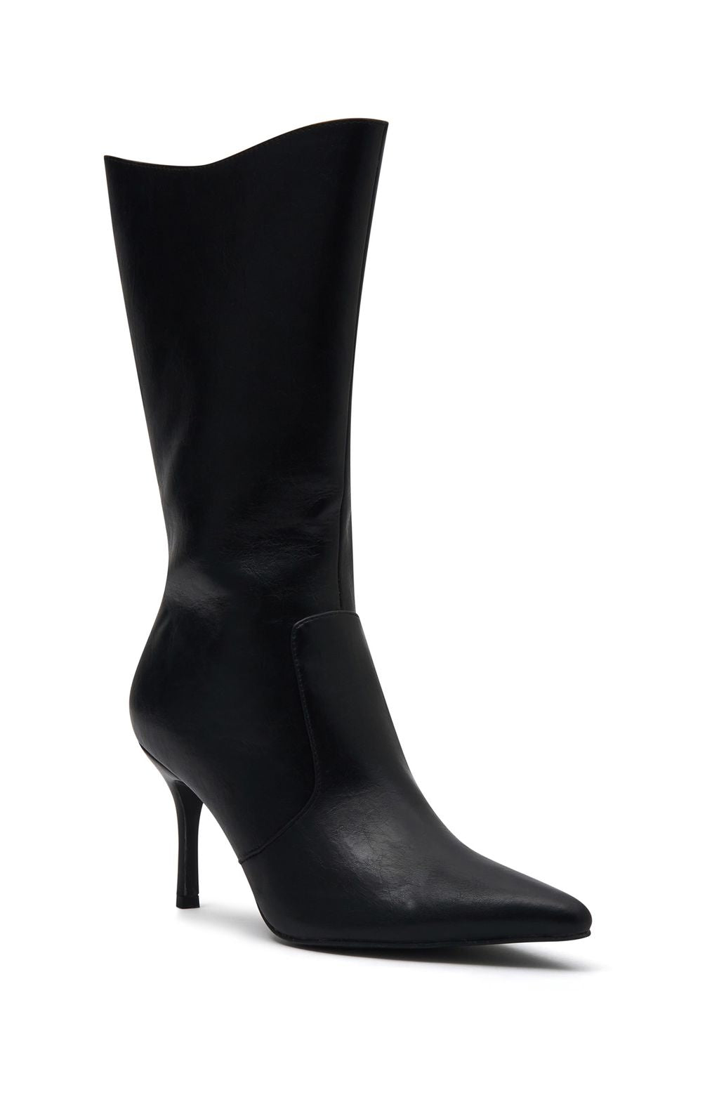 White Fox Myla Calf Boots Vintage Black