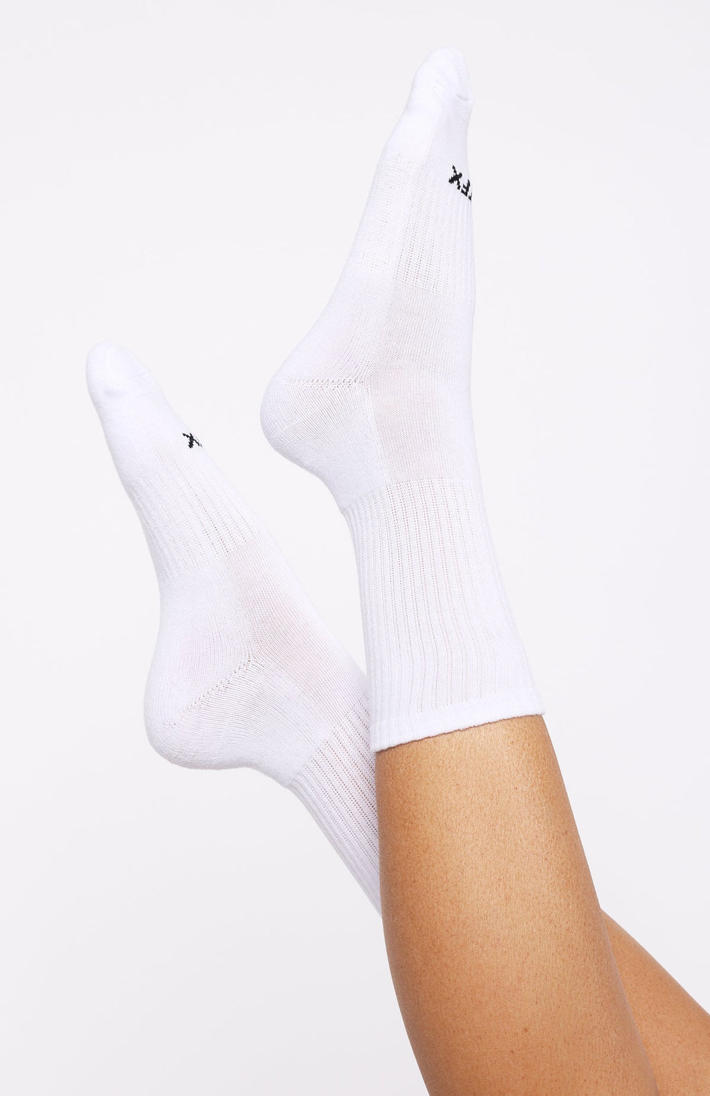 White Fox One More Look Socks White