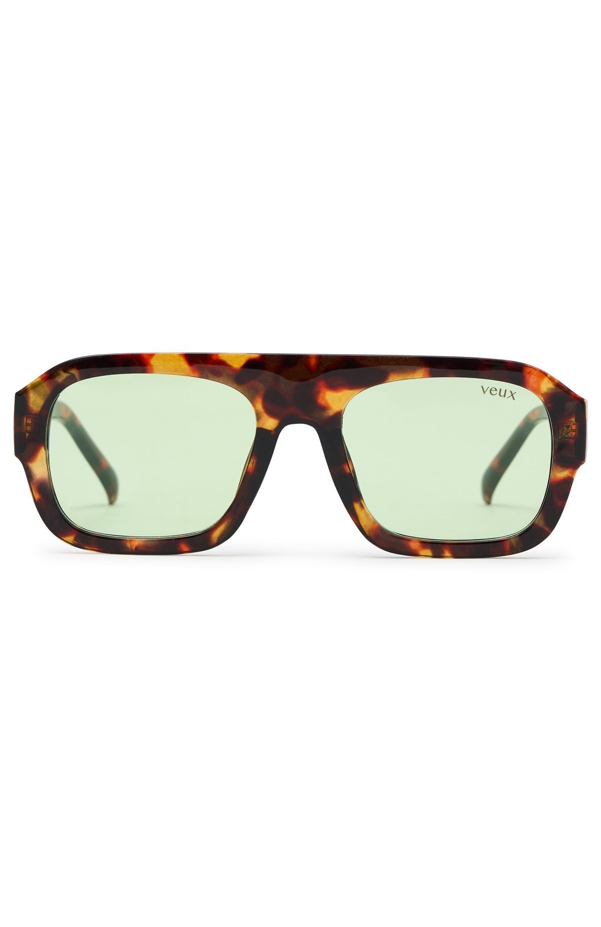 White Fox James Sunglasses Tort/Green