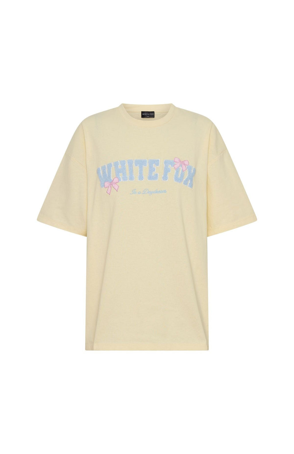 White Fox Daydreamers Madeline Oversized Tee Lemon
