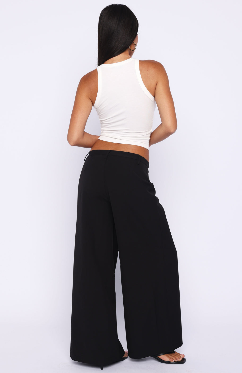 White Fox Not You Pants Black