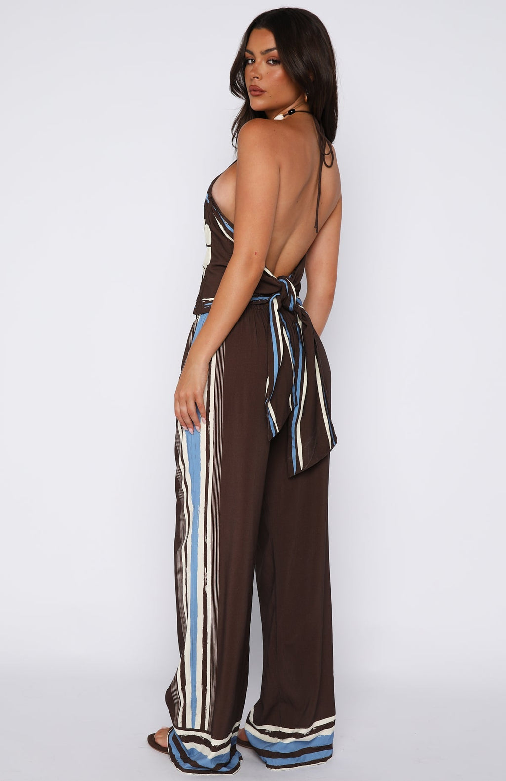 White Fox Tropic Muse Pants Cocoa Symphony