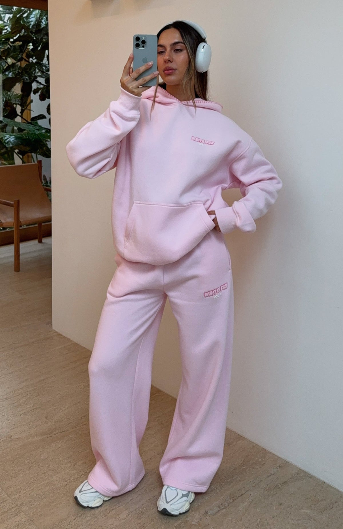 White Fox Vol. 1 Wide Leg Sweatpants Posy