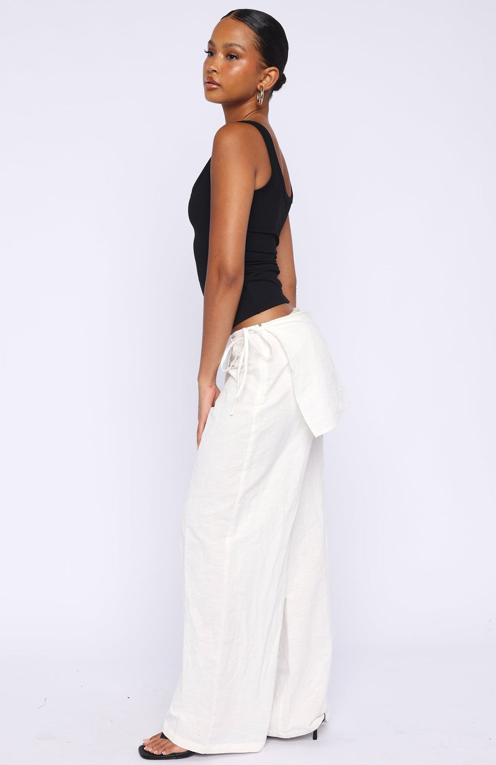 White Fox Off Beat Pants Off White
