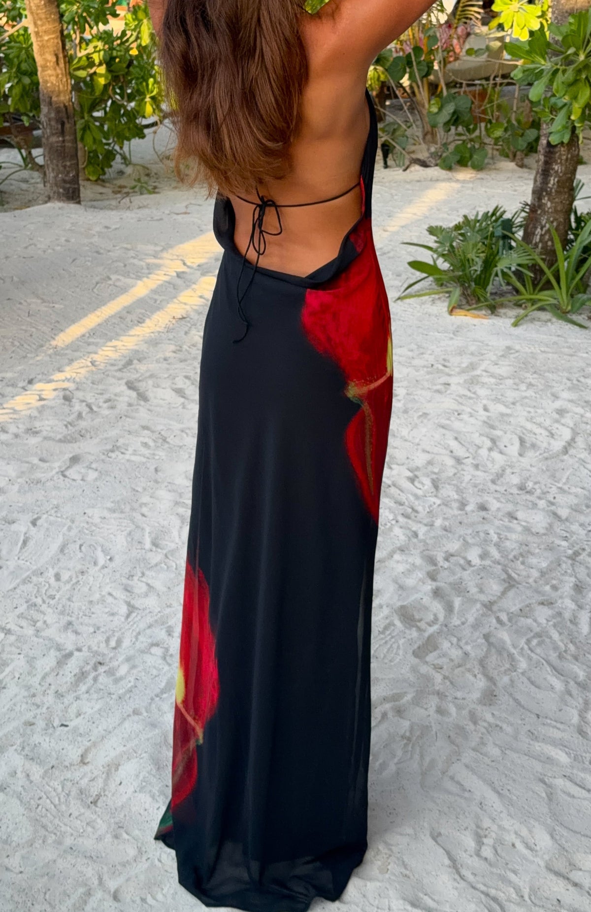 White Fox Peachy Life Maxi Dress Burning Lily