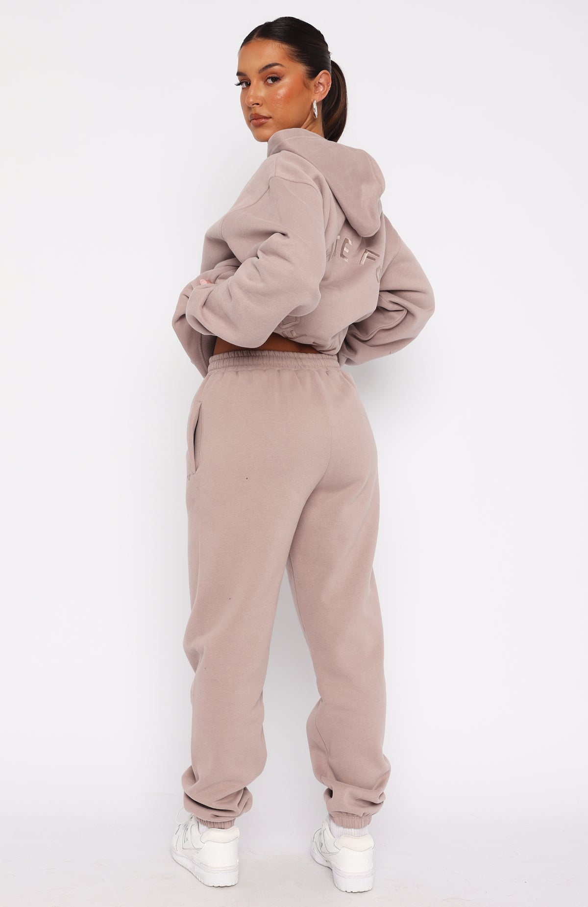 White Fox Stay Lifted Sweatpants Cinnamon
