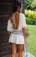White Fox Laguna Cove Mini Dress Sand