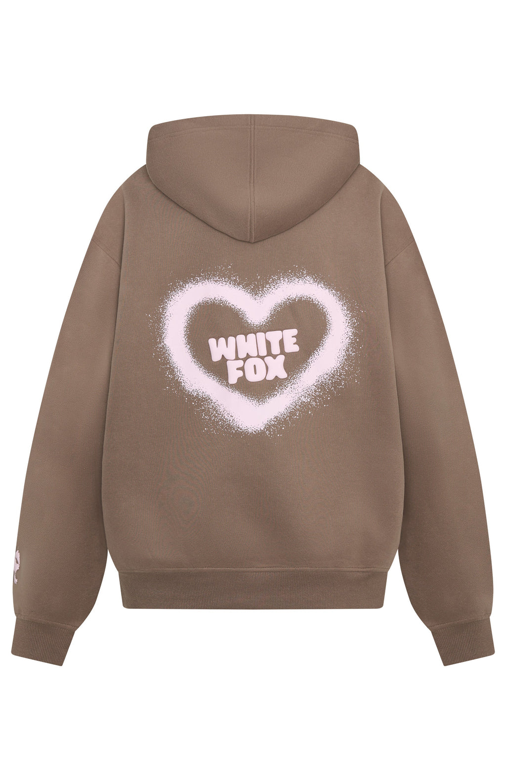 White Fox 11th Street City Girl At Heart Oversized Hoodie Cinnamon Bun
