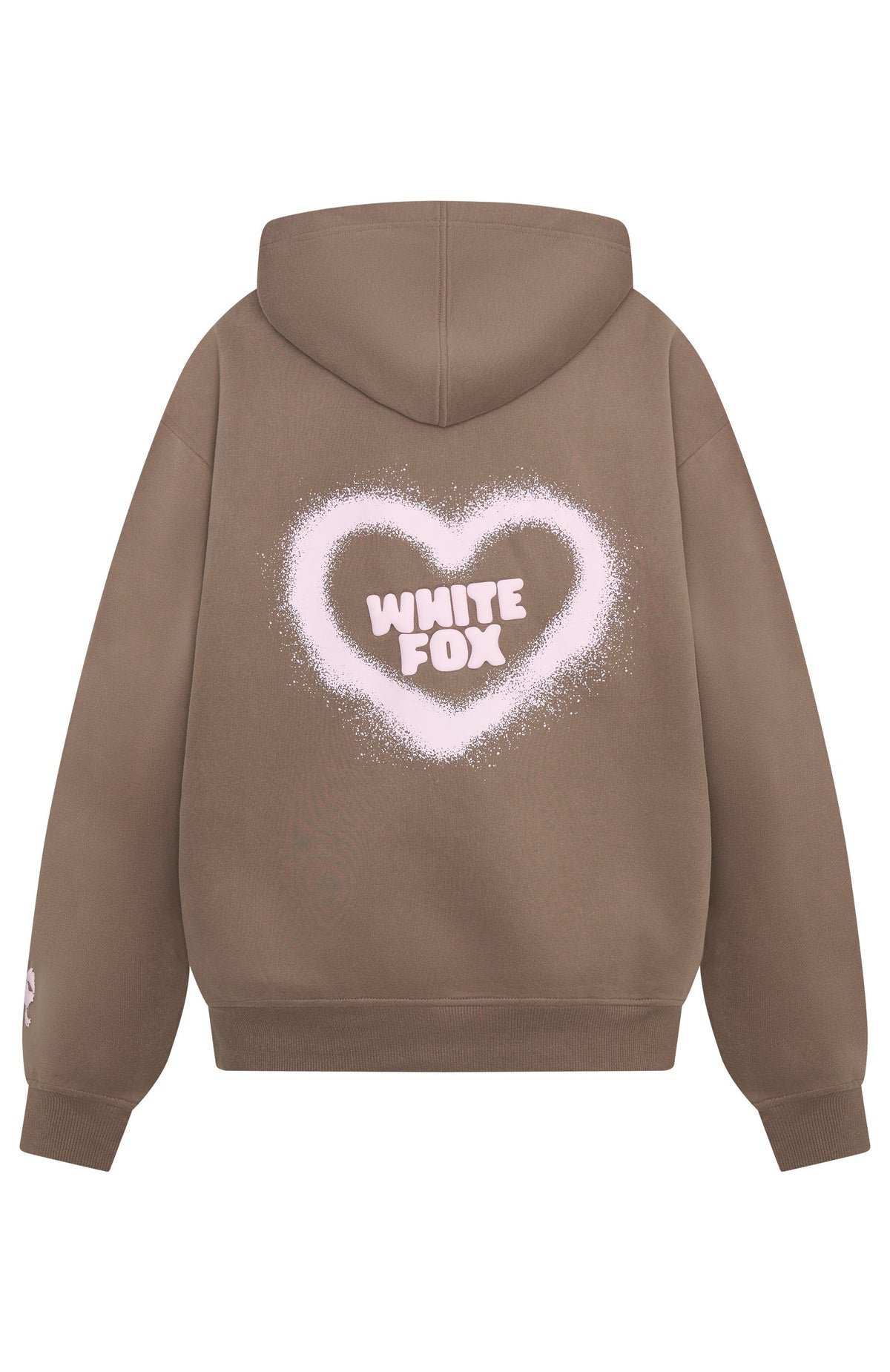 White Fox 11th Street City Girl At Heart Oversized Hoodie Cinnamon Bun