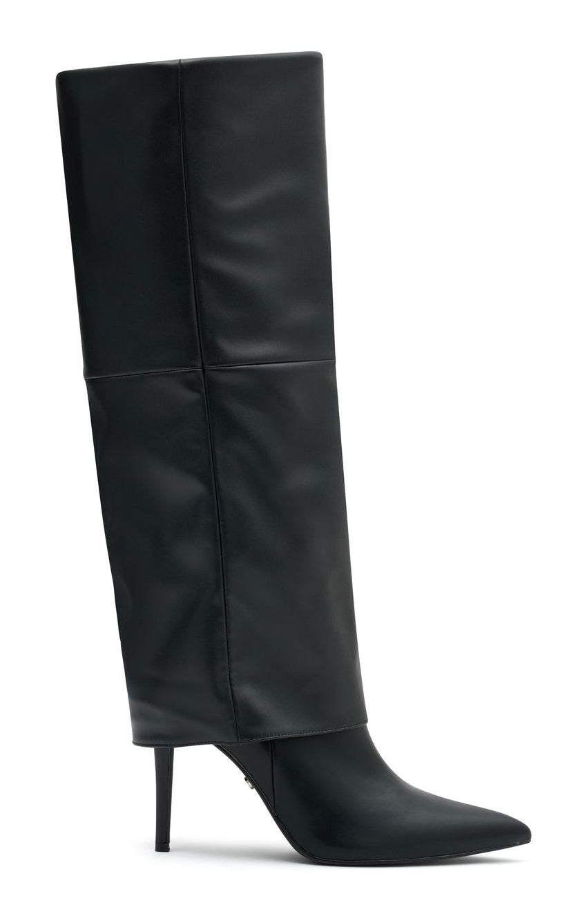 White Fox Milos Knee High Boots Black