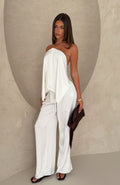 White Fox Fallen Glance Pants White