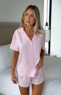 White Fox Cosy Dreams Pyjama Set Baby Pink