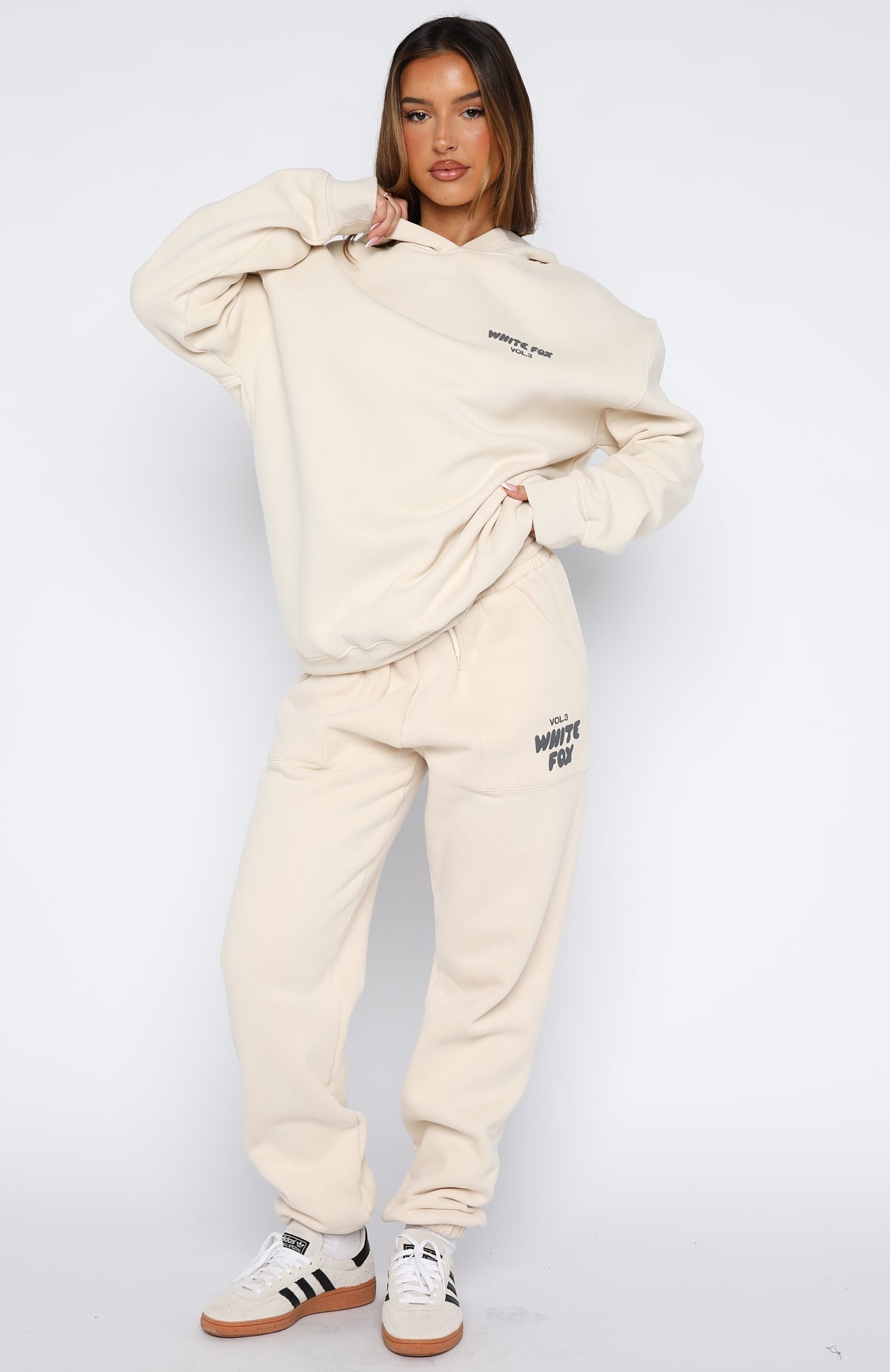 White Fox Offstage Sweatpants Pebble