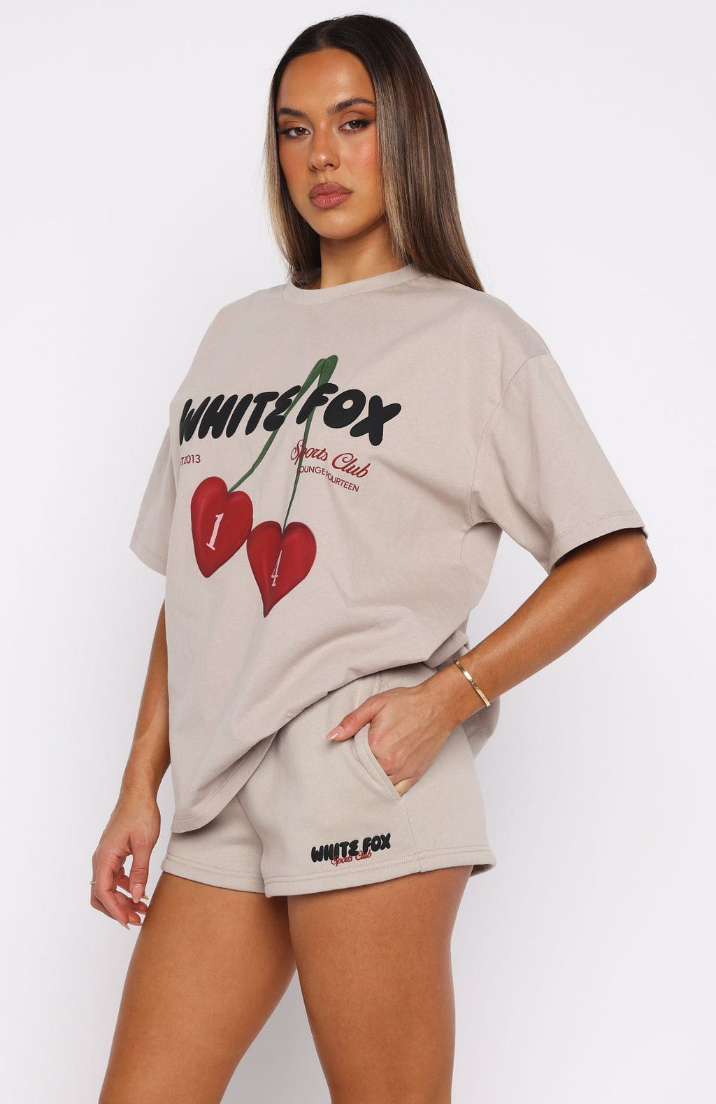 White Fox Club 14 Trinity Lounge Shorts Moon
