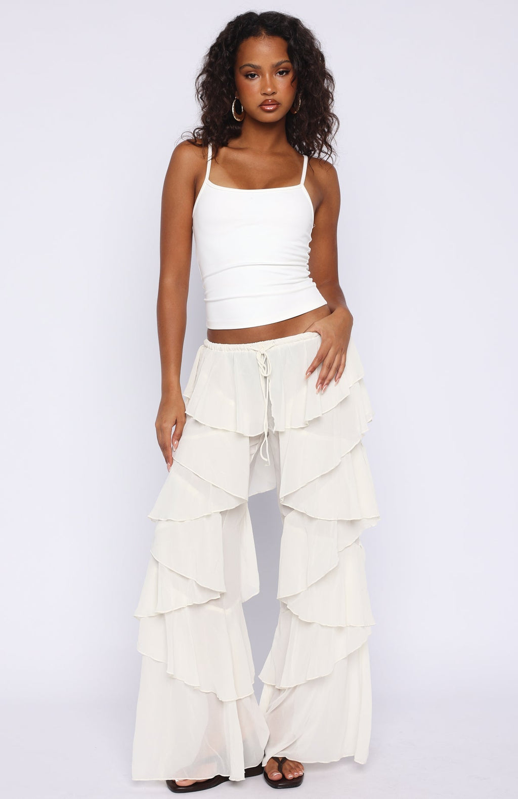 White Fox Bohemian Dream Pants Off White