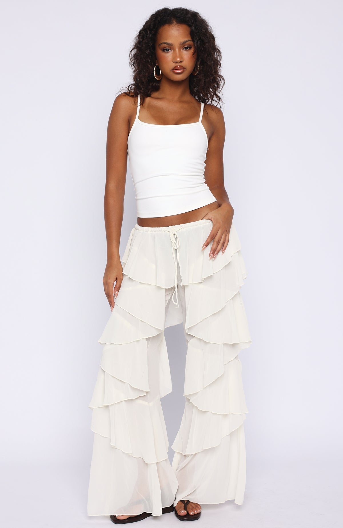 White Fox Bohemian Dream Pants Off White