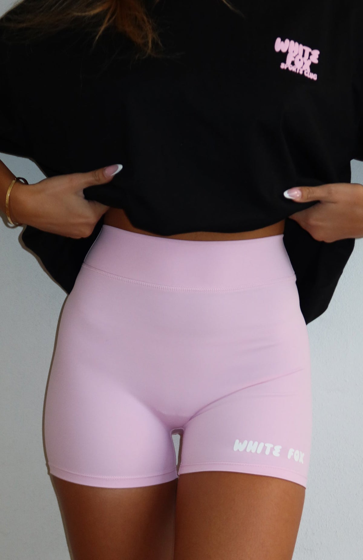 White Fox Club 14 Miley Bike Shorts Pink
