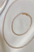 White Fox Clare Tennis Set Gold
