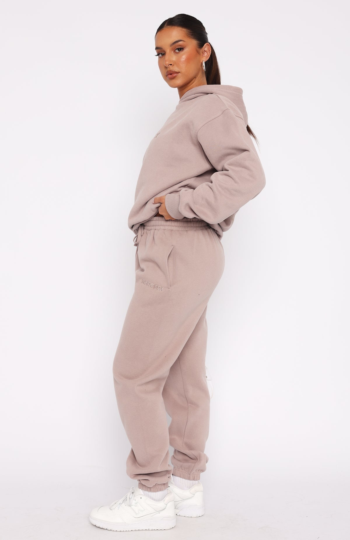 White Fox Stay Lifted Sweatpants Cinnamon