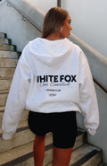 White Fox Core Essentials Zip Hoodie Grey Marle