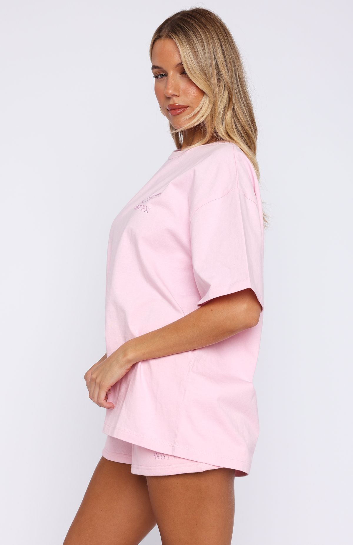 White Fox Always Shining Oversized Tee Posy