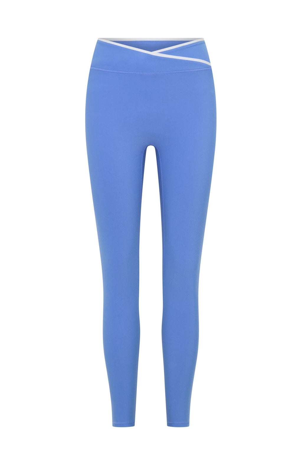 White Fox Form Leggings Blueberry/White