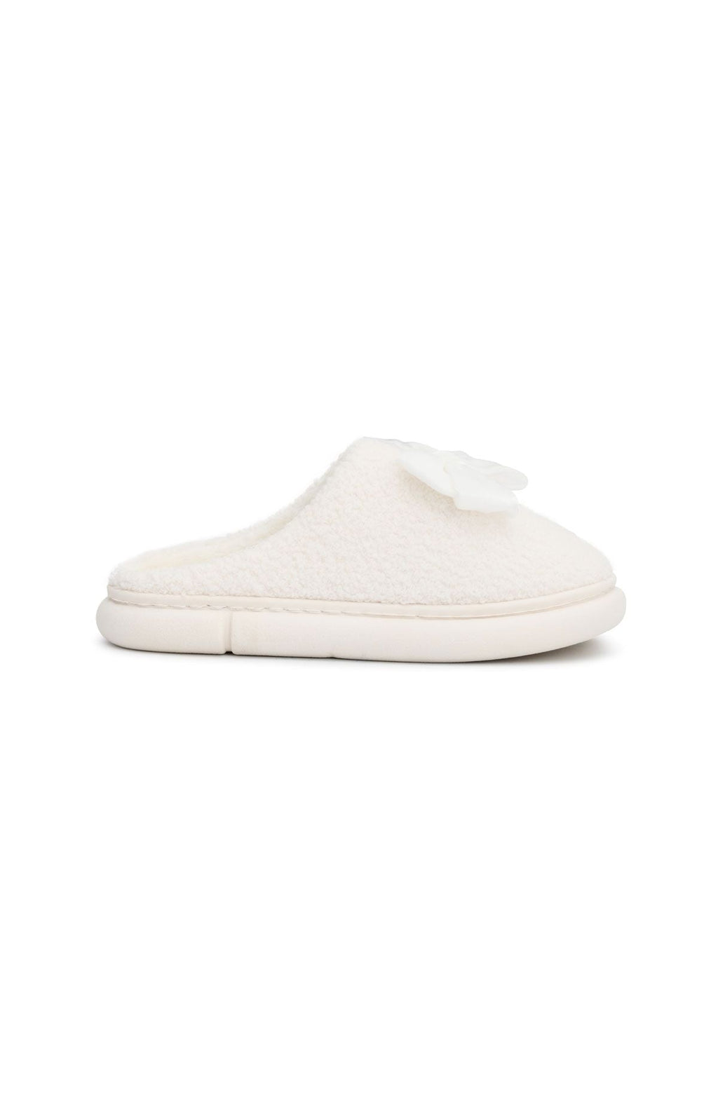 White Fox Sophie Slippers White