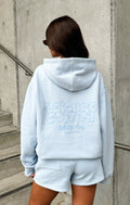 White Fox Leisure Edition Oversized Hoodie Baby Blue
