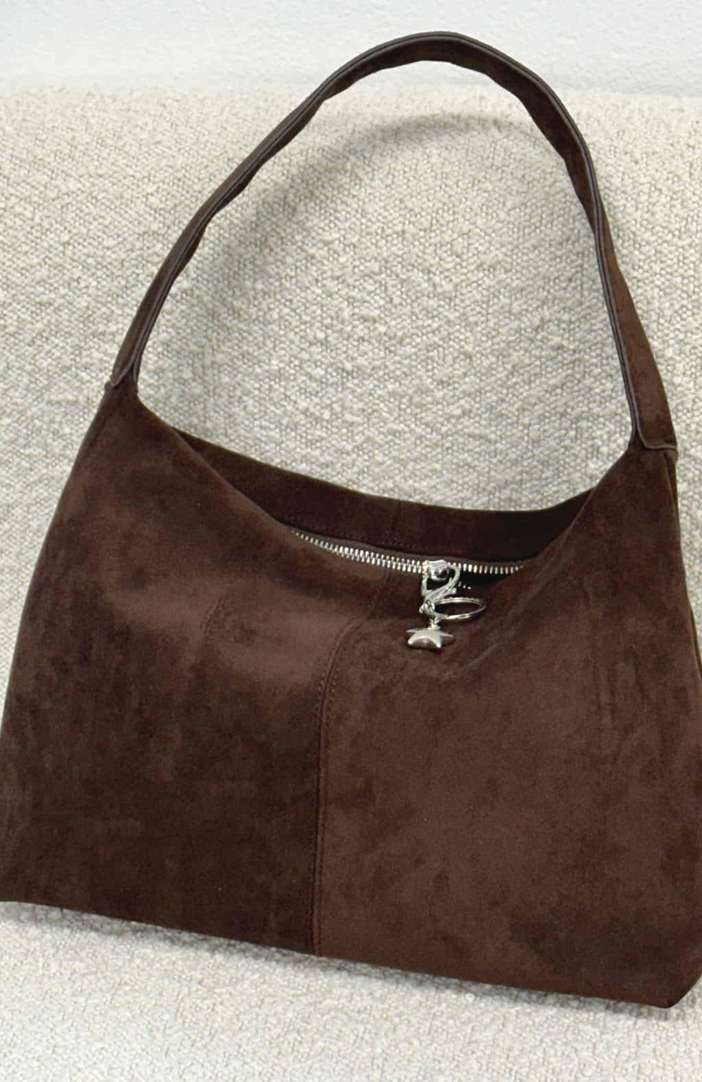White Fox Hadley Shoulder Bag Chocolate