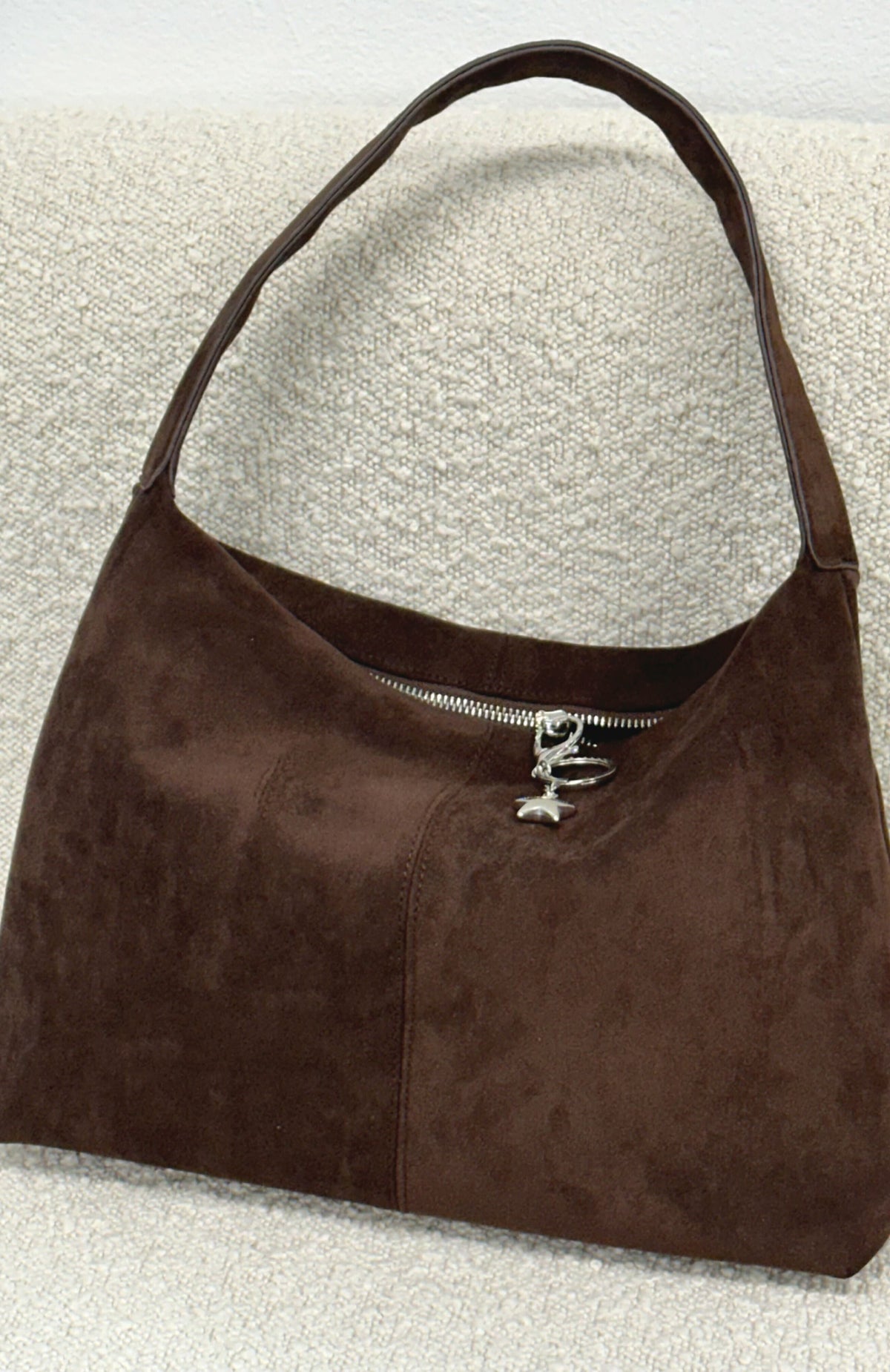 White Fox Hadley Shoulder Bag Chocolate
