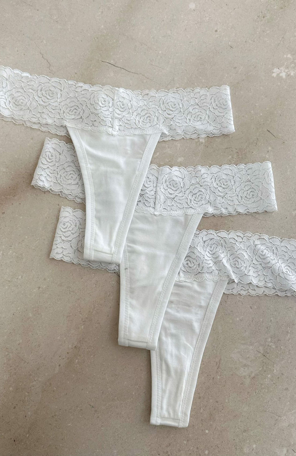 White Fox To Hold You 3-Pack Underwear Set White