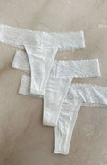 White Fox To Hold You 3-Pack Underwear Set White