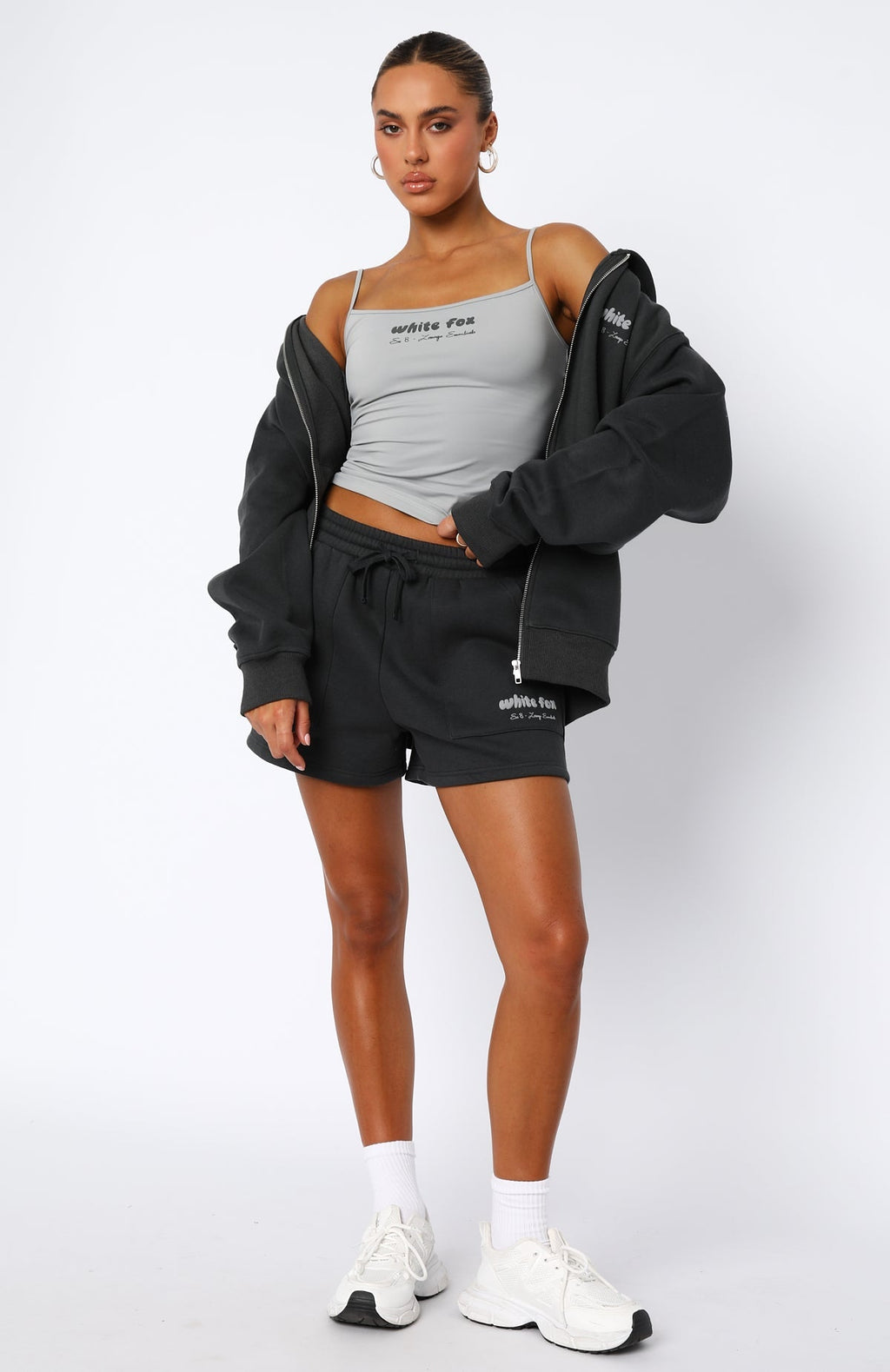 White Fox Era 8 Singlet Mist