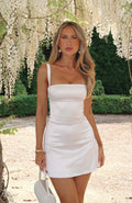 White Fox Just A Girl Mini Dress Pearl