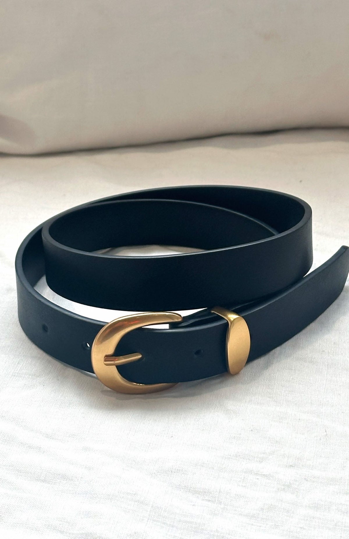 White Fox Milo Belt Black/Gold