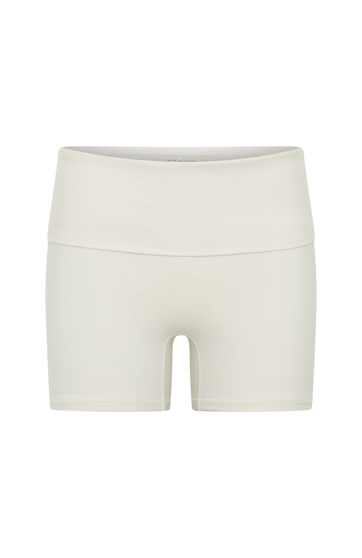White Fox Power Icon Shorts 4" Cream