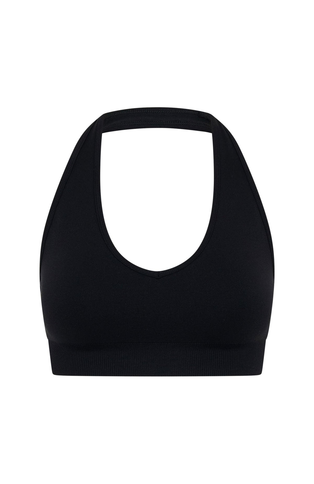 White Fox Pace Seamless Sports Bra Black