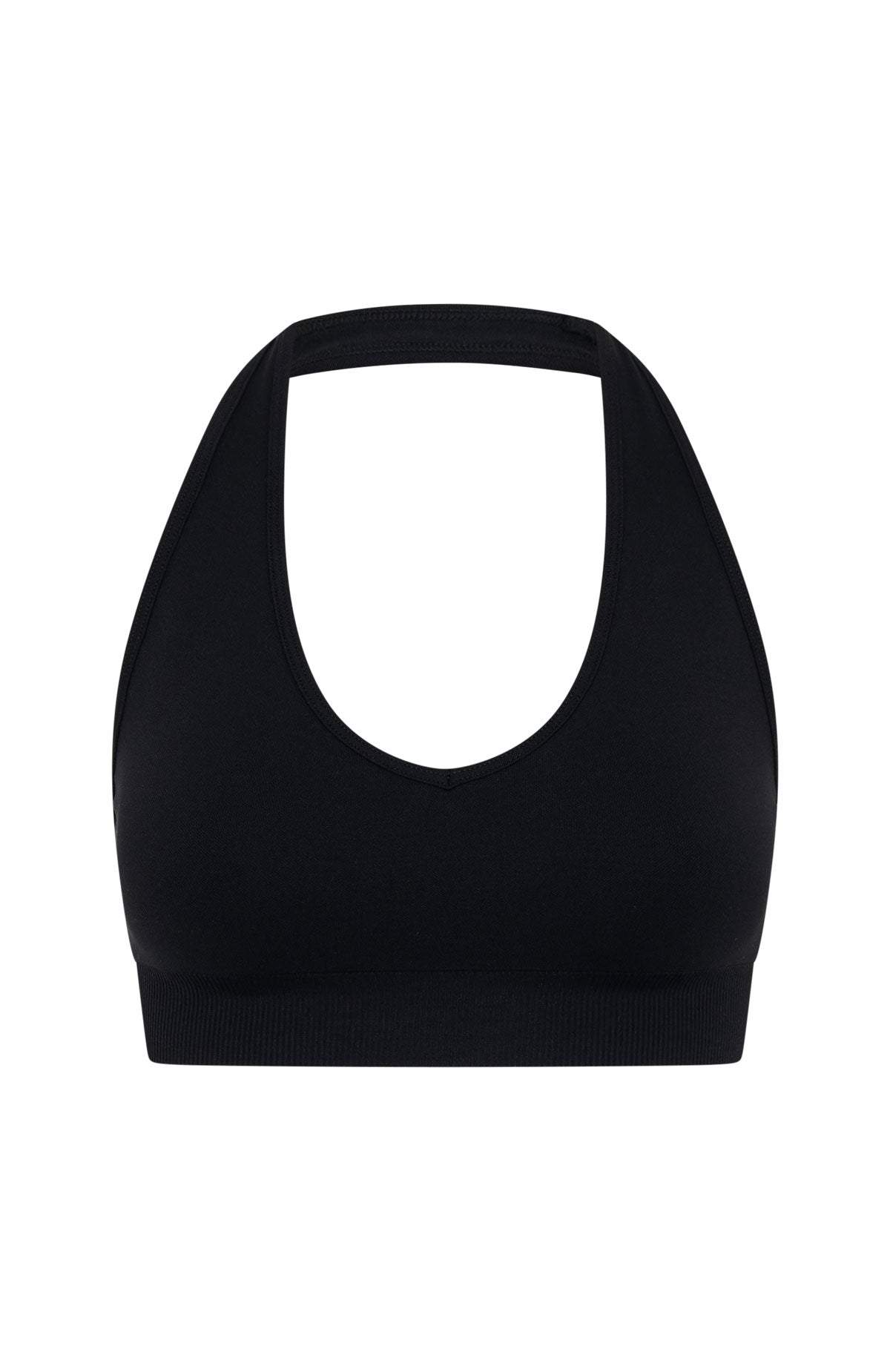 White Fox Pace Seamless Sports Bra Black