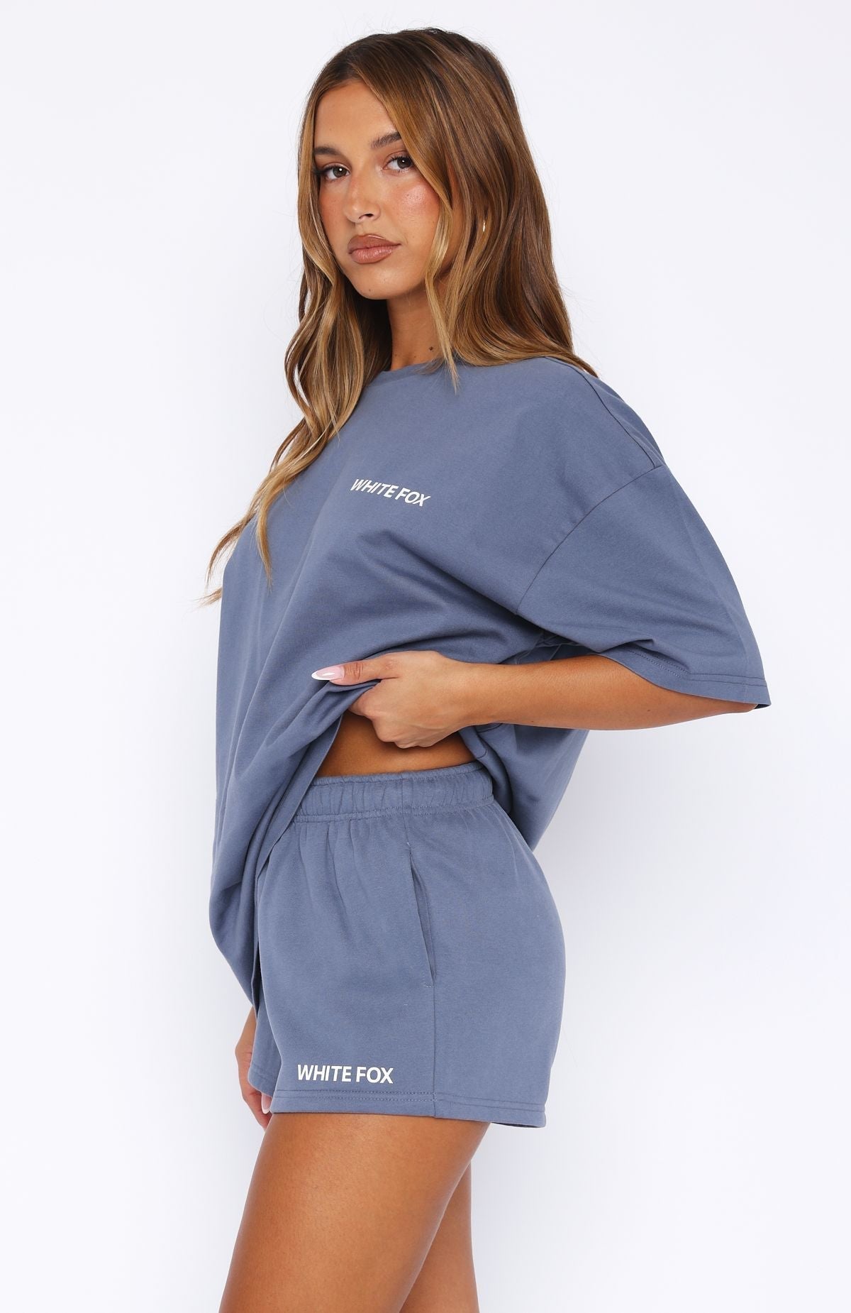 White Fox Core Classic Lounge Shorts Ocean