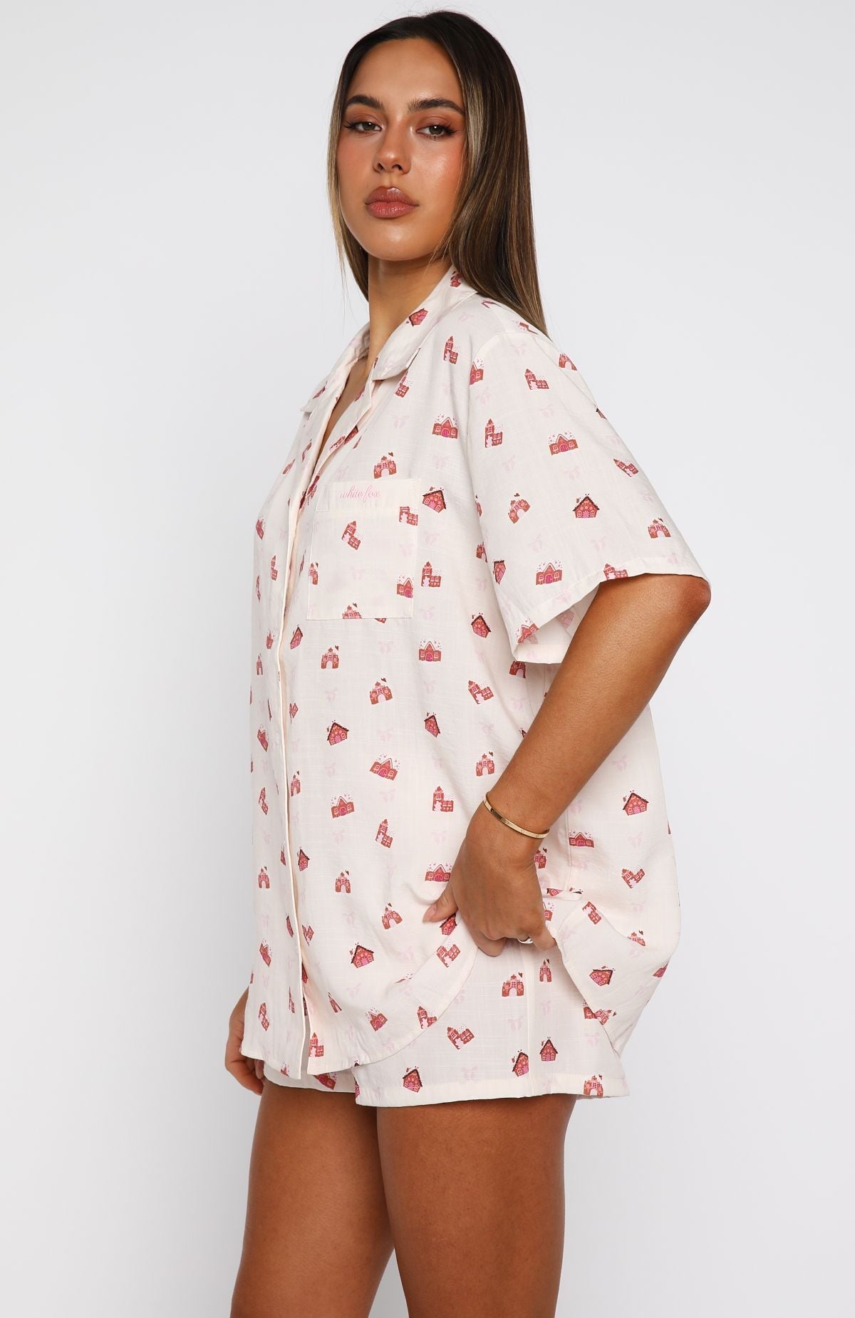 White Fox Offline Pyjama Set Gingerbread Dreams