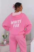 White Fox Daydreamers Nadia Oversized Hoodie Bubblegum