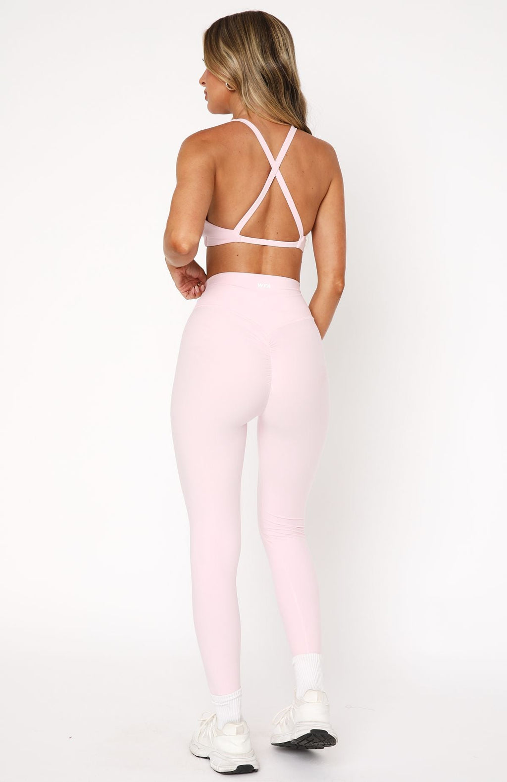 White Fox Intensity Scrunch Leggings Ballet Pink