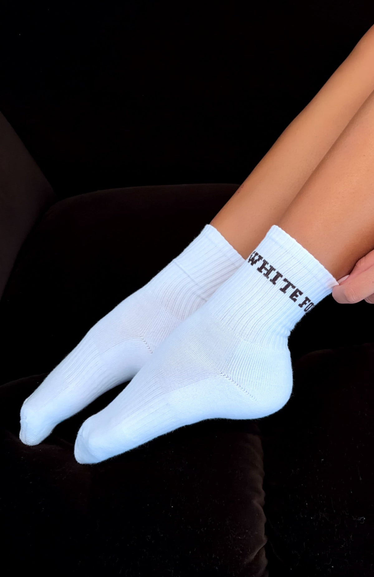 White Fox No Convincing Socks 2 Pack White/Choc/Dusty Pink