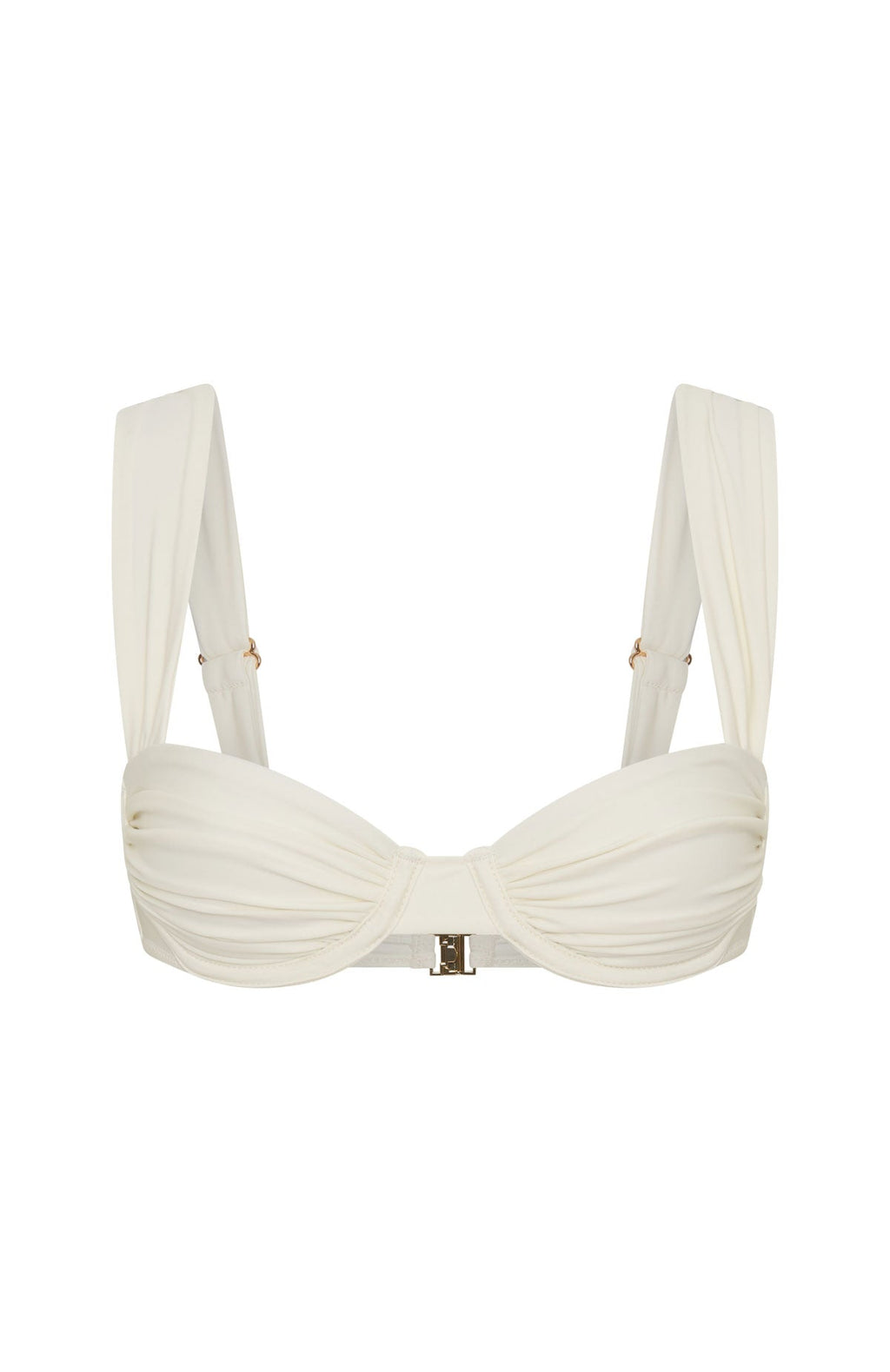 White Fox Elouera Bikini Top Coconut